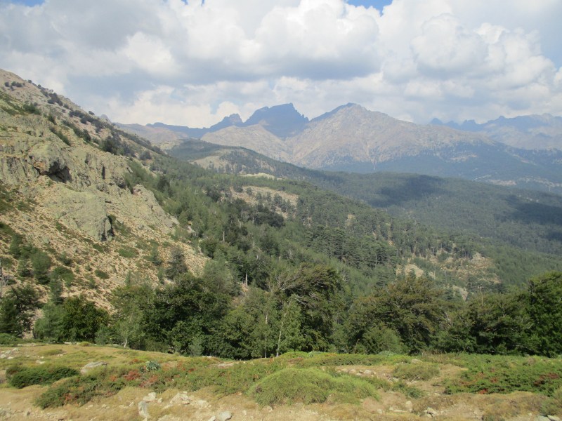 Вид на окрестности с перевала Сан Педро.