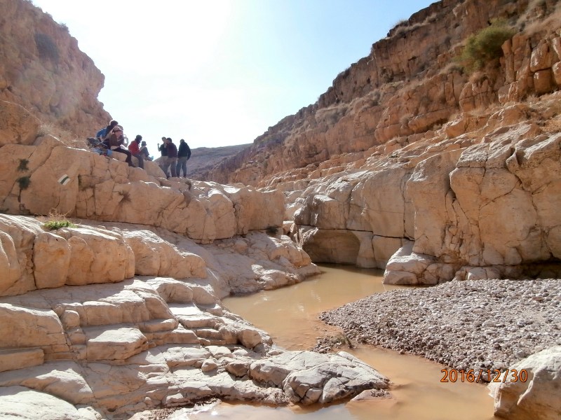 Небольшая группа молодых ребят , единственные встреченные за весь день на маршруте люди.